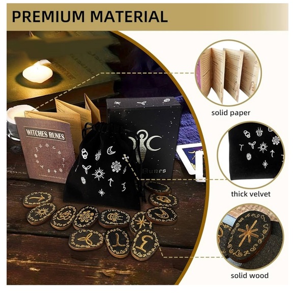 NWT Witch Runes for Divination 🔮🪄 - Picture 2 of 8